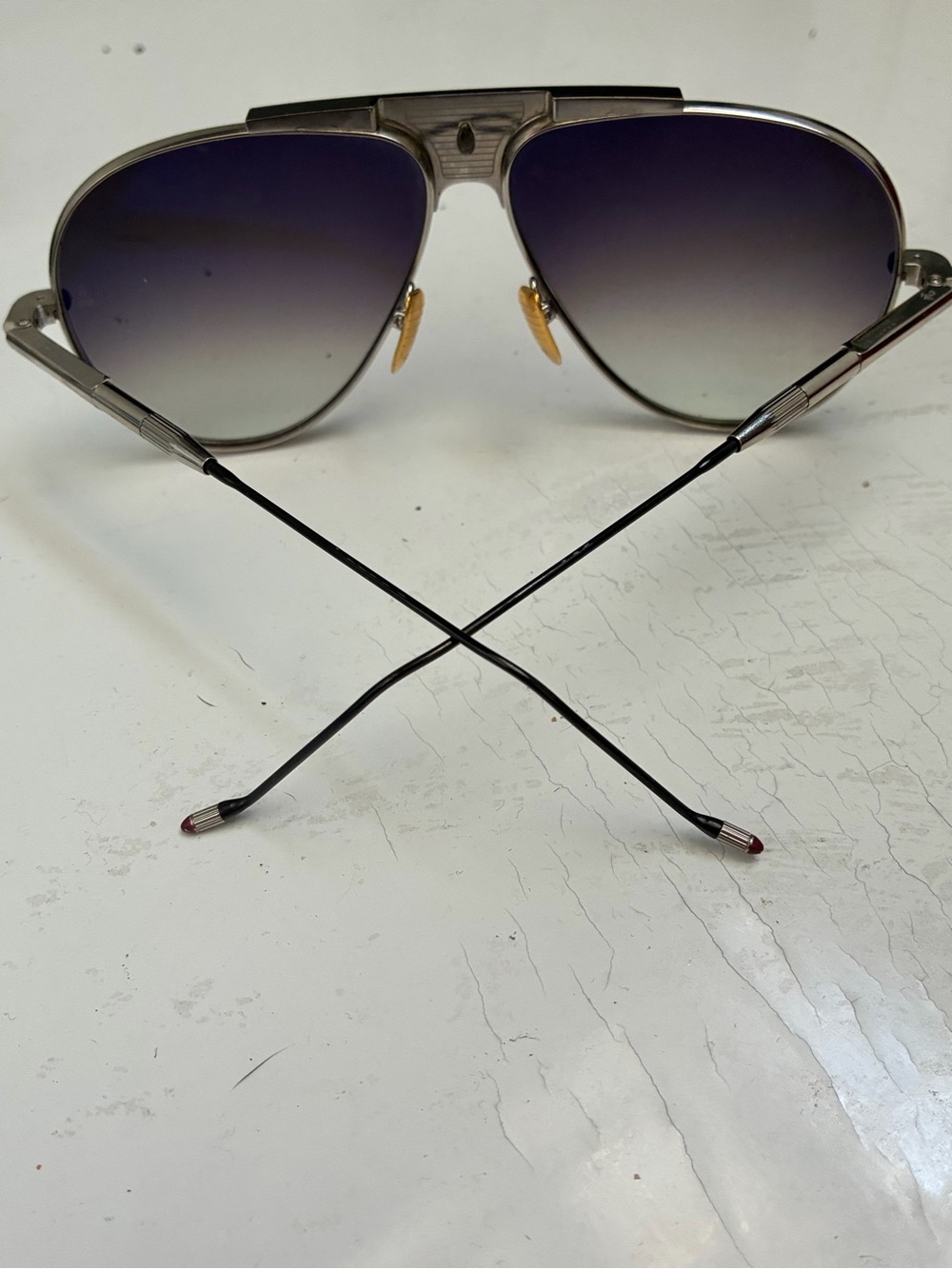 Limited Edition 1/50 titanium Jacques Marie Mage sunglasses from Kyosho colle - Picture 3 of 4